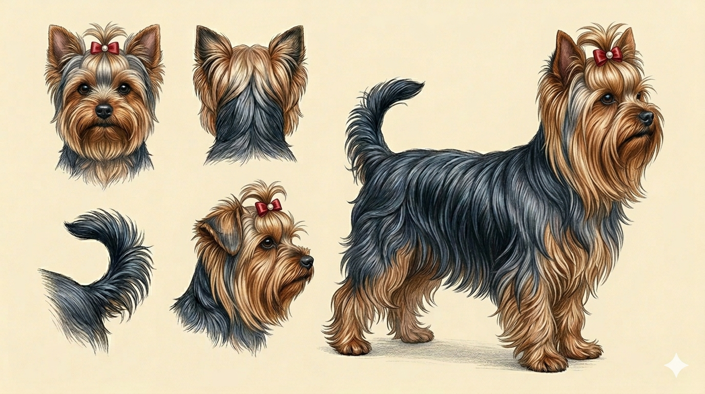 Lámina Yorkshire Terrier